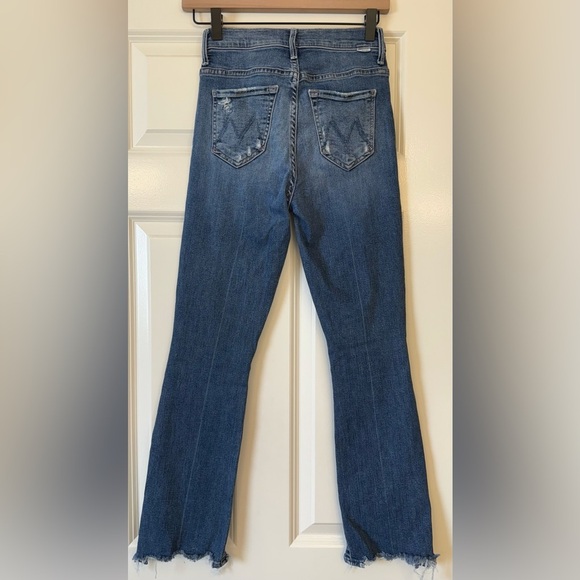 Mother The Insider Crop Step Chew Jeans in Dancing on Coals Size 23 - Picture 12 of 13